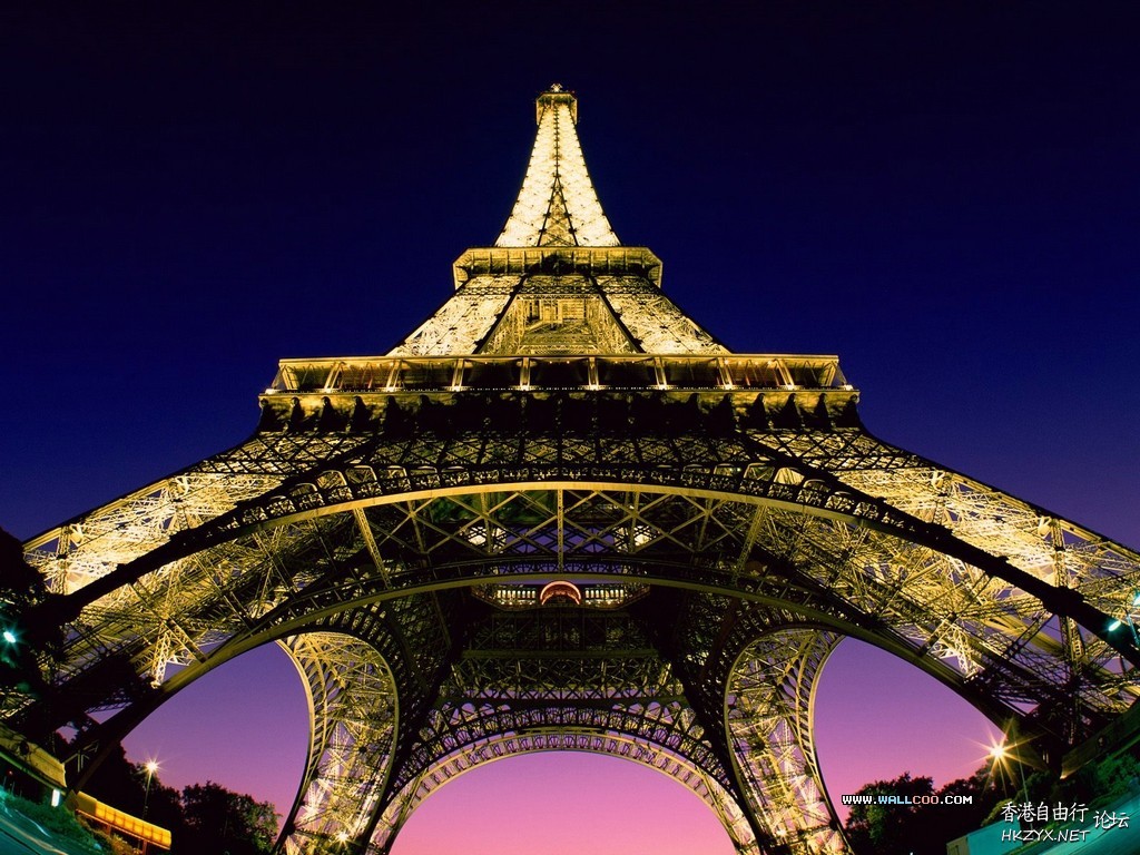 法國巴黎鐵塔夜景  World Travel 世界旅遊