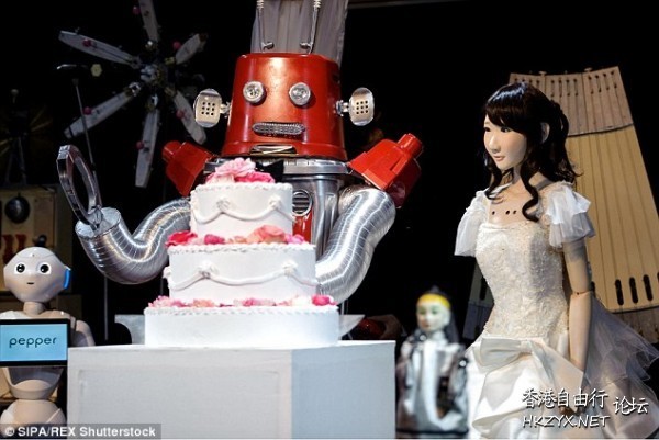 日本舉辦首場機器人婚禮  科技新知