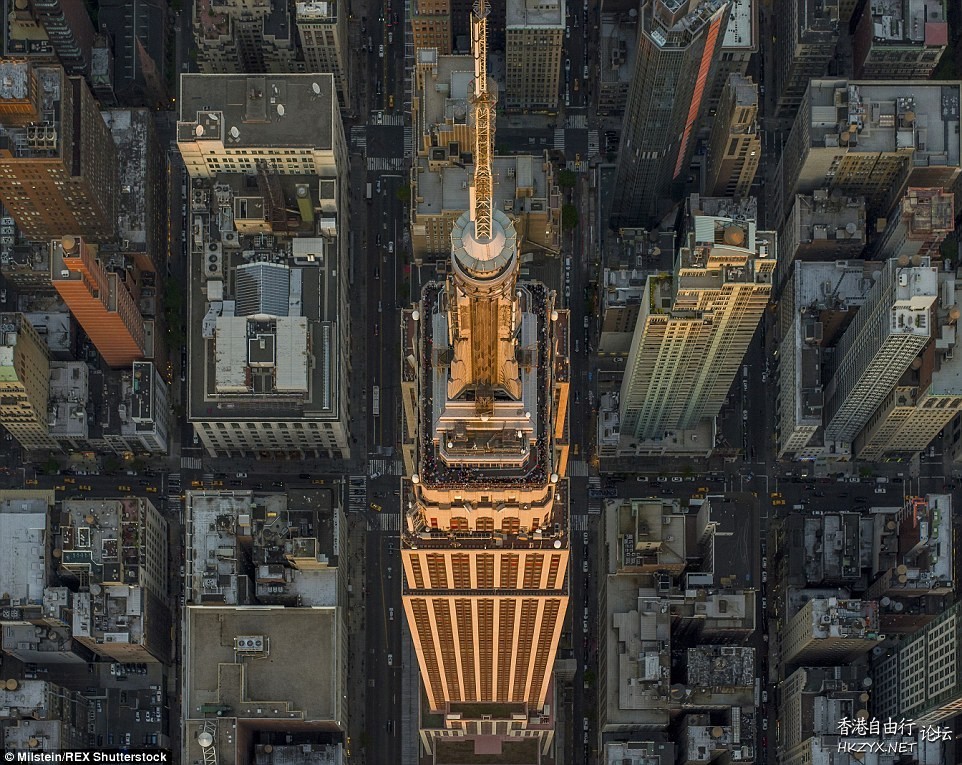 高空航拍美国纽约美景  貼上 精華分享