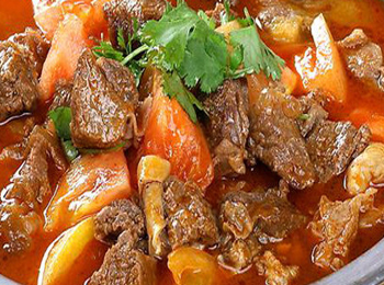西红柿炖羊排  中菜 + 西式美食