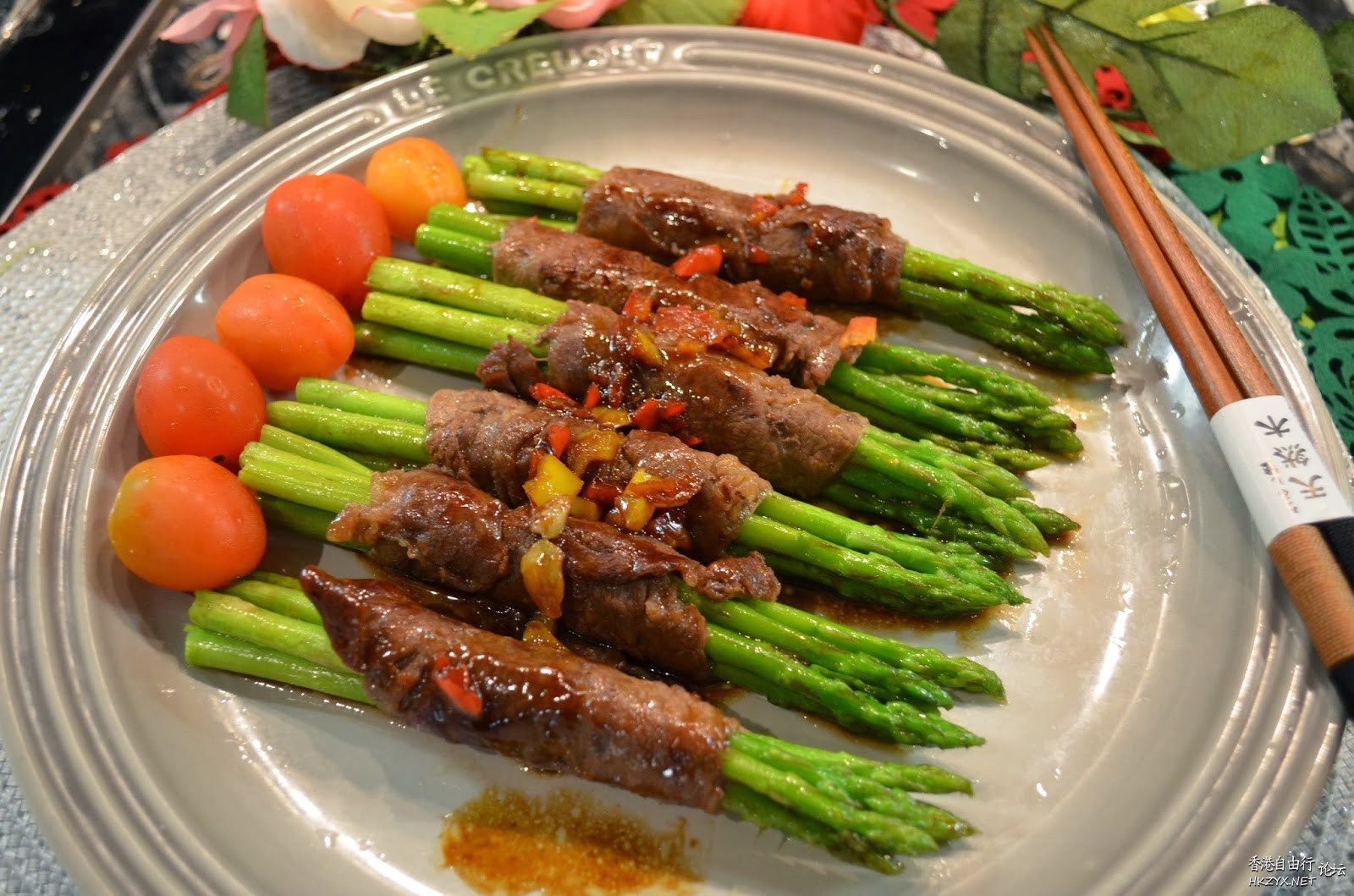 精選食譜：露筍炒牛小排  中菜 + 西式美食