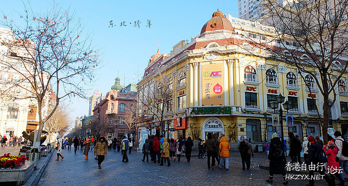中央大街是哈爾濱的老街  ChinaTravel 中國觀光景點