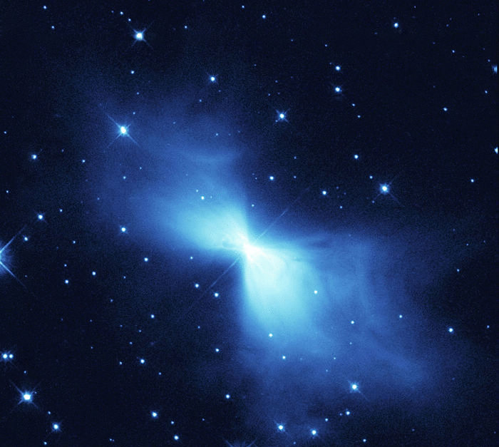 藍超巨星.....光度為太陽的85,000倍  天文探討