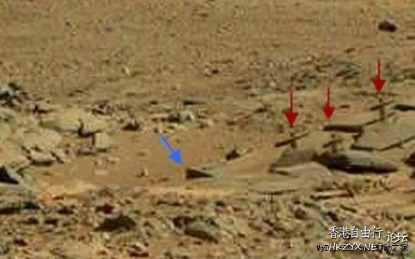 火星新发现：十字架？坟墓？  天文探討