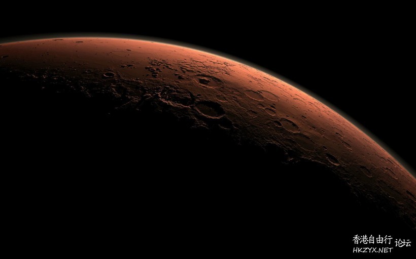 火星壮美风景图片  天文探討